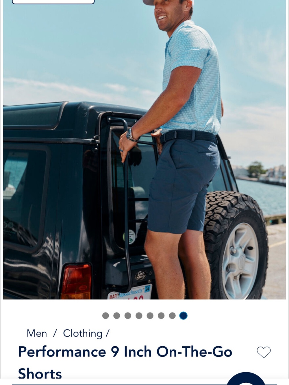 NWT Vineyard Vines performance on the go shorts 9"
